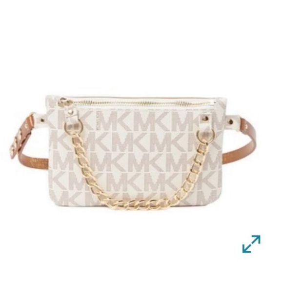 SOLD MICHAEL KORS Pull Chain Belt Bag - Picture 1 of 11